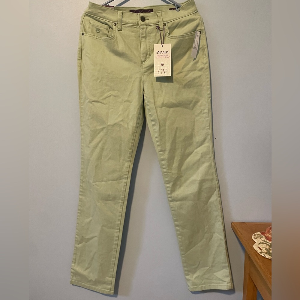 Green Amanda Denim Jeans